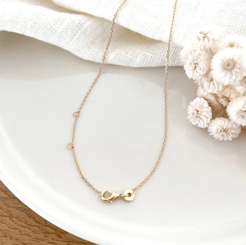 Collier "Gatien" plaqué or