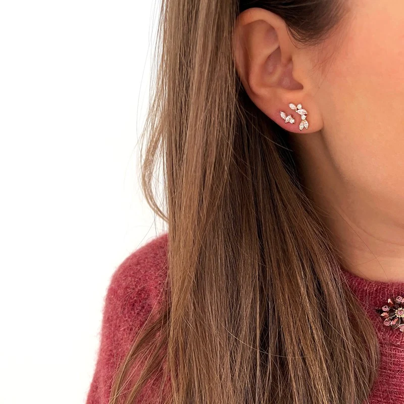 Boucles d'oreilles "Kenza" plaqué or