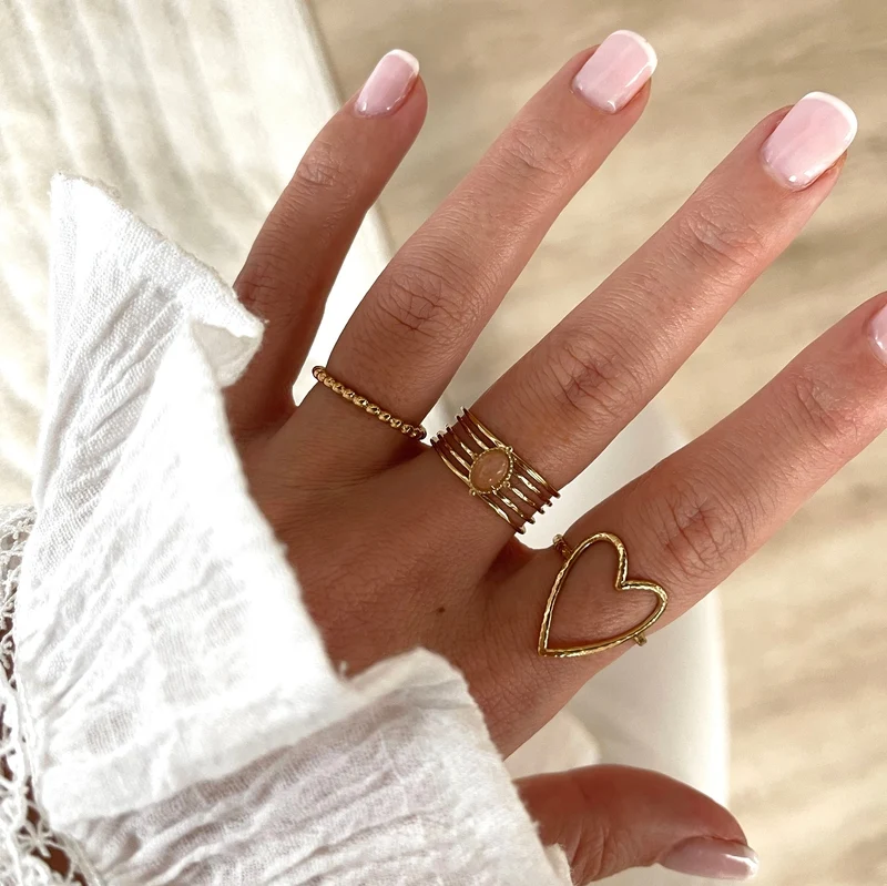 Bague "Manissa" acier