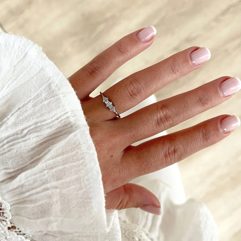 Bague "Anouck" argent