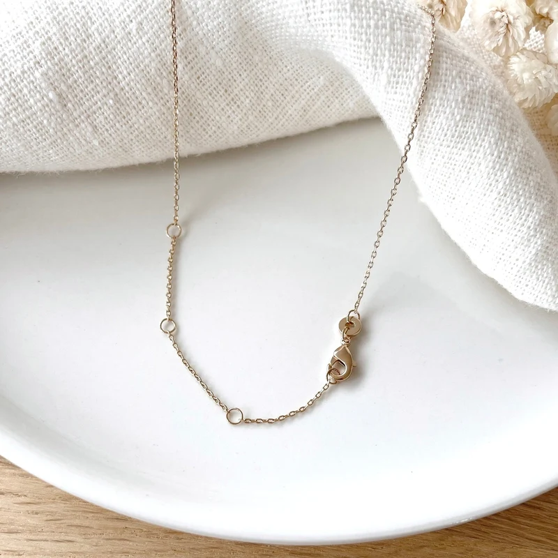 Collier "Edwin" plaqué or