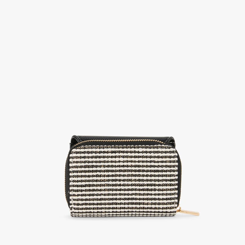 Petit portefeuille noir Petula
