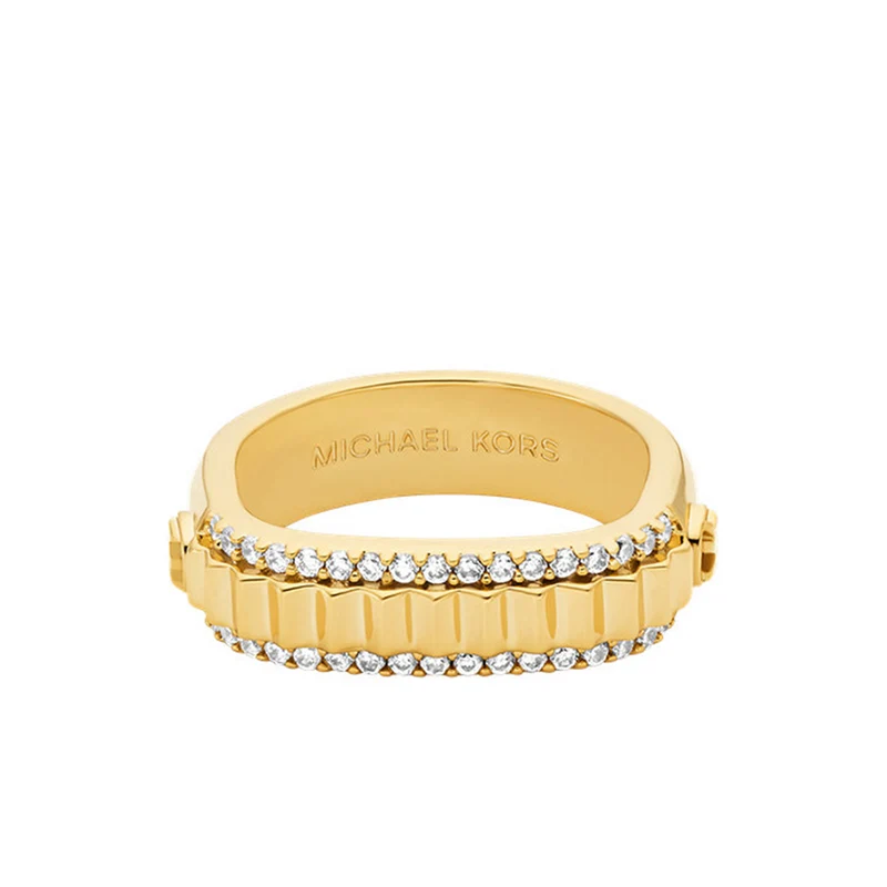 Michael Kors Premium Brass Women's Ring MKJ8611710-8