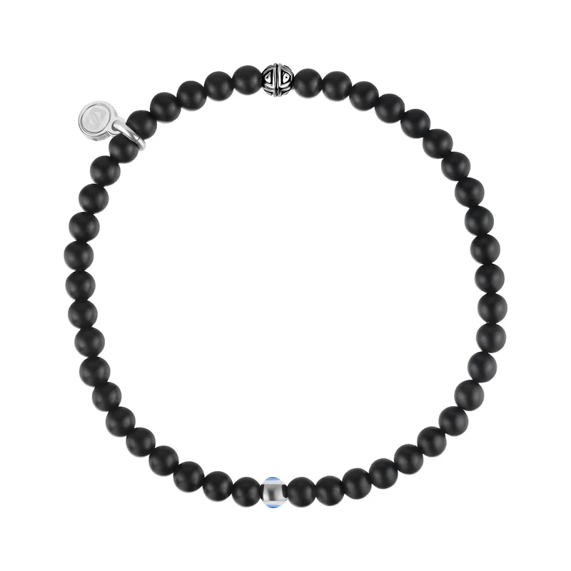 Bracelet de perles de protection contre les yeux maléfiques - 4MM