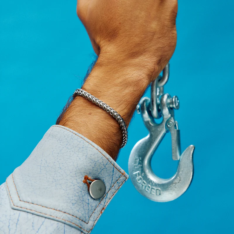 Bracelet à maillons Franco ronds | 5MM
