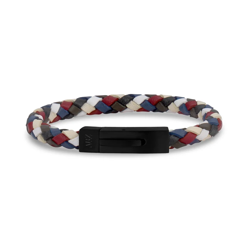 Bracelet en cuir kaléidoscopique | 6MM