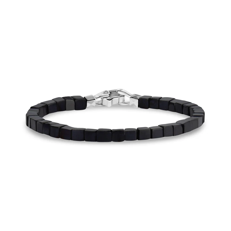 Bracelet de perles carrées | 4MM