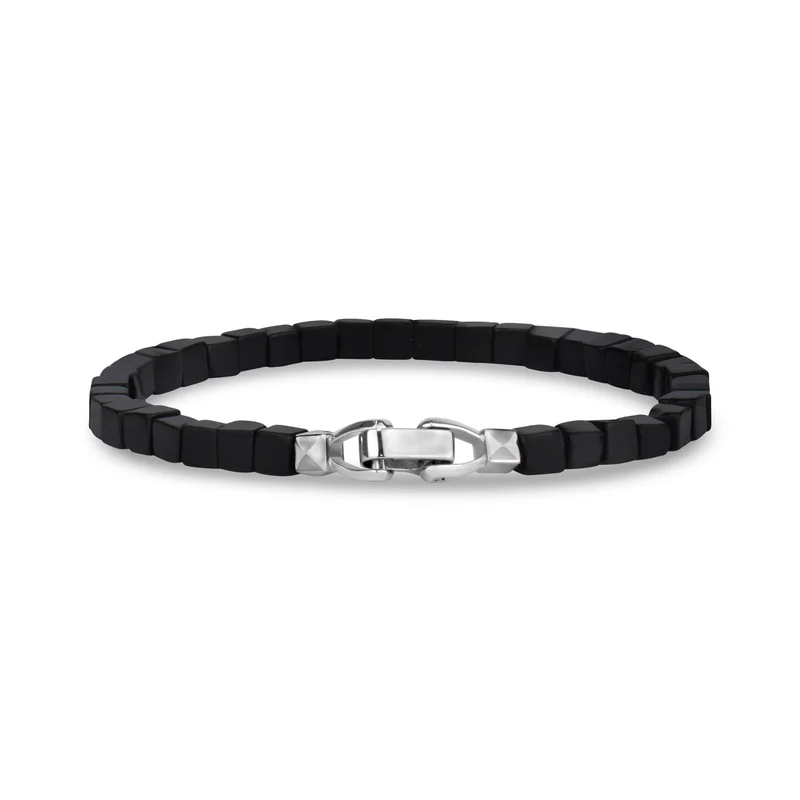 Bracelet de perles carrées | 4MM