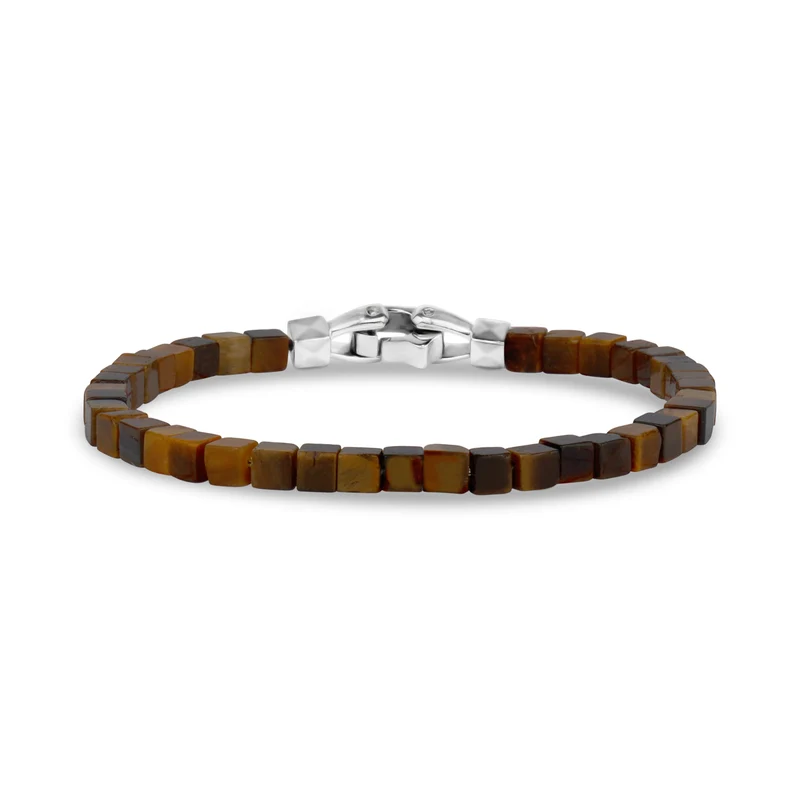 Bracelet de perles carrées | 4MM