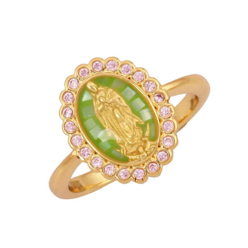 Bague Vierge Marie Nacre