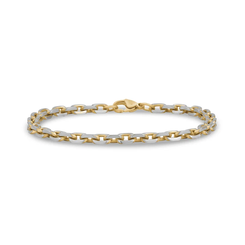 Bracelet à maillons d'ancrage bicolores - 5MM