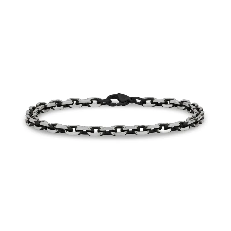 Bracelet à maillons d'ancrage bicolores - 5MM