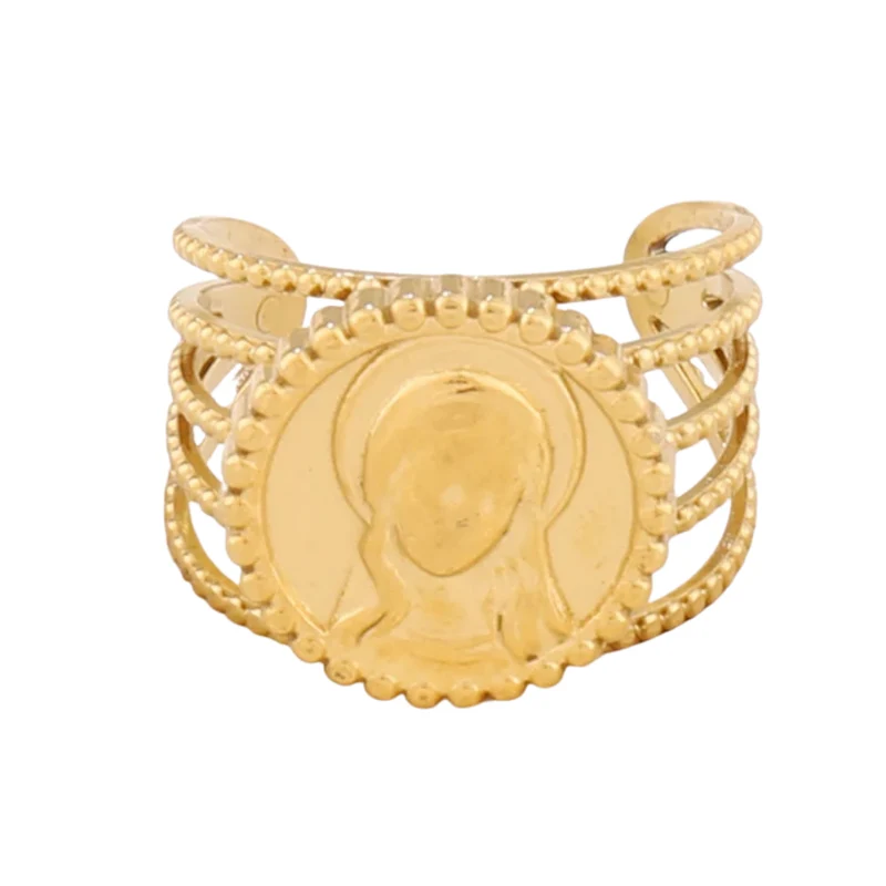 Bague Visage Vierge Marie