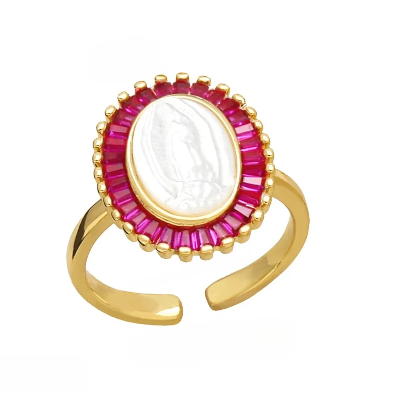 Bague Vierge Marie Nacre Stass