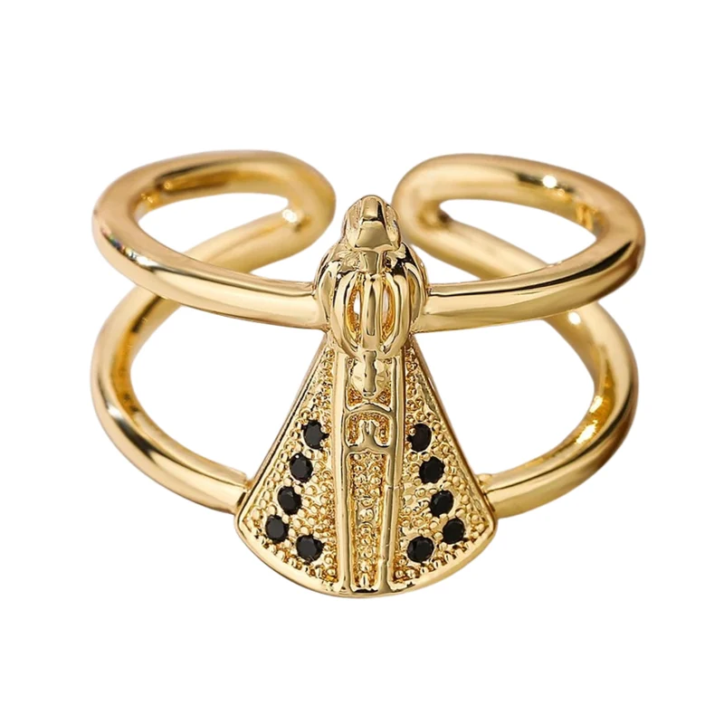 Double Bague Vierge Marie
