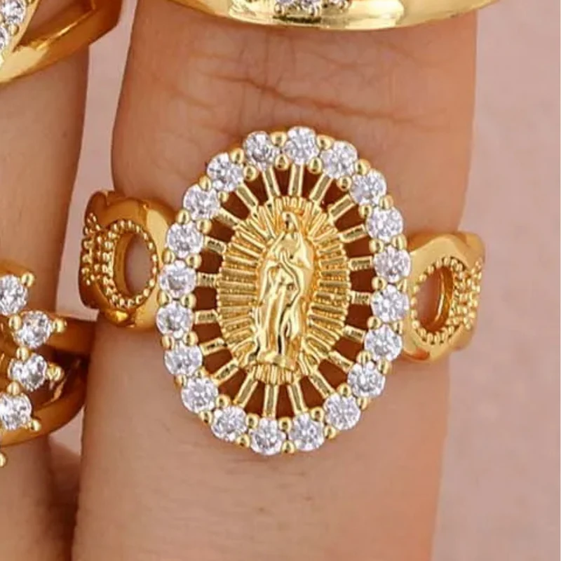 Bague Vierge Marie Or