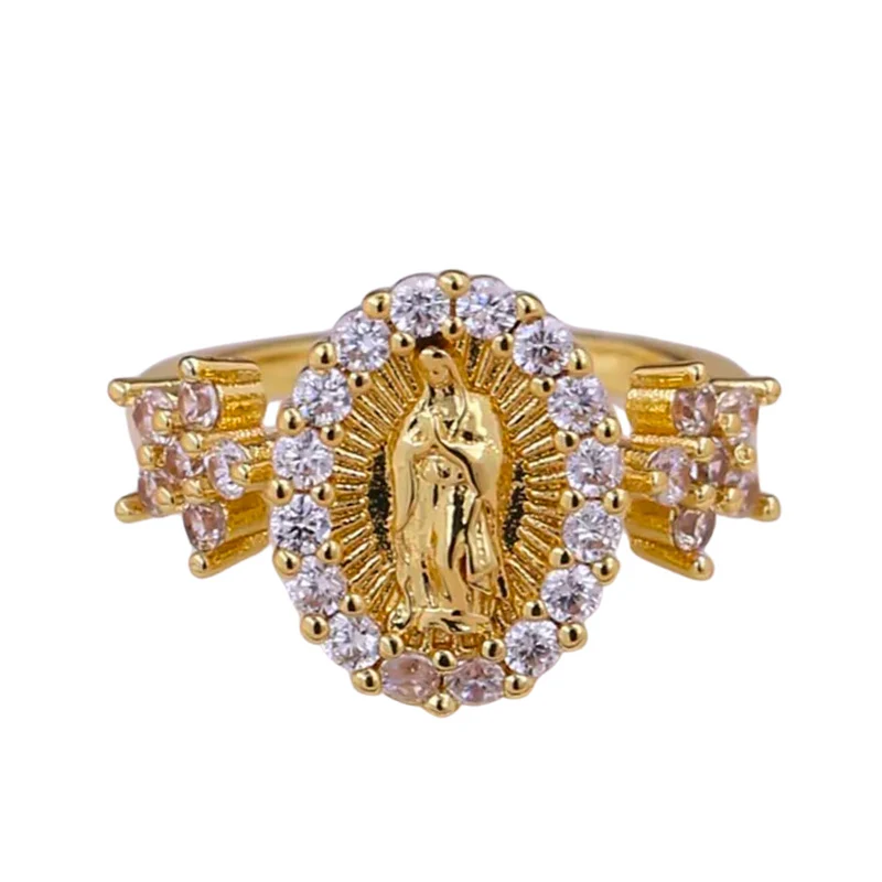 Bague Médaille Vierge Marie