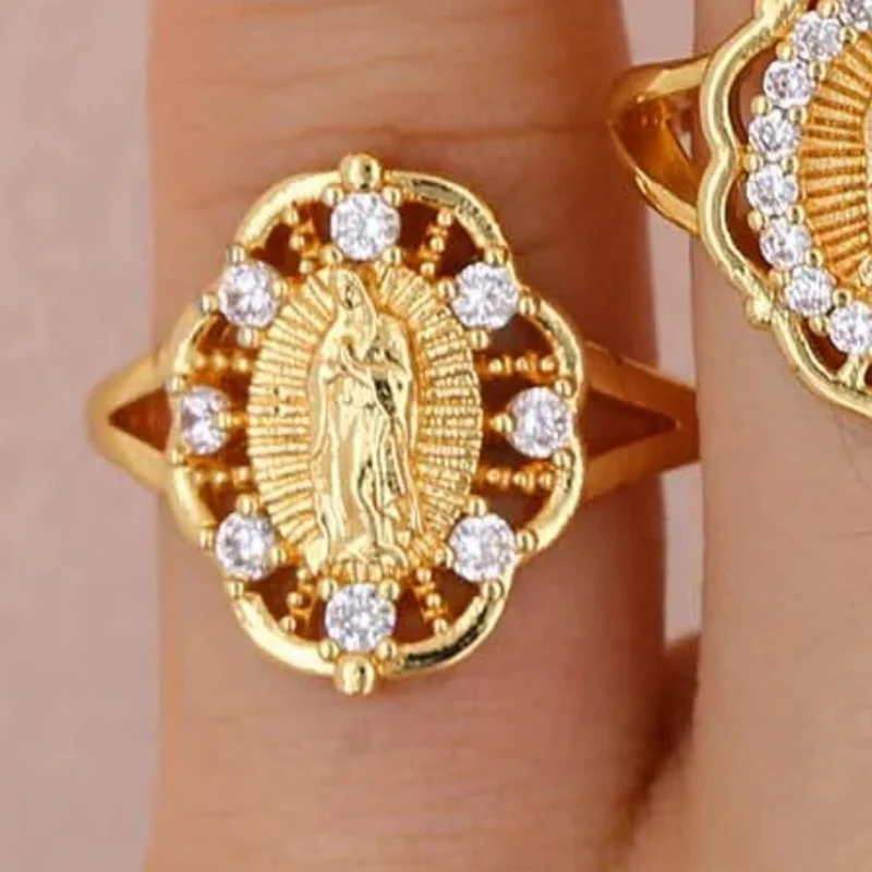 Bague Vierge Marie Vintage