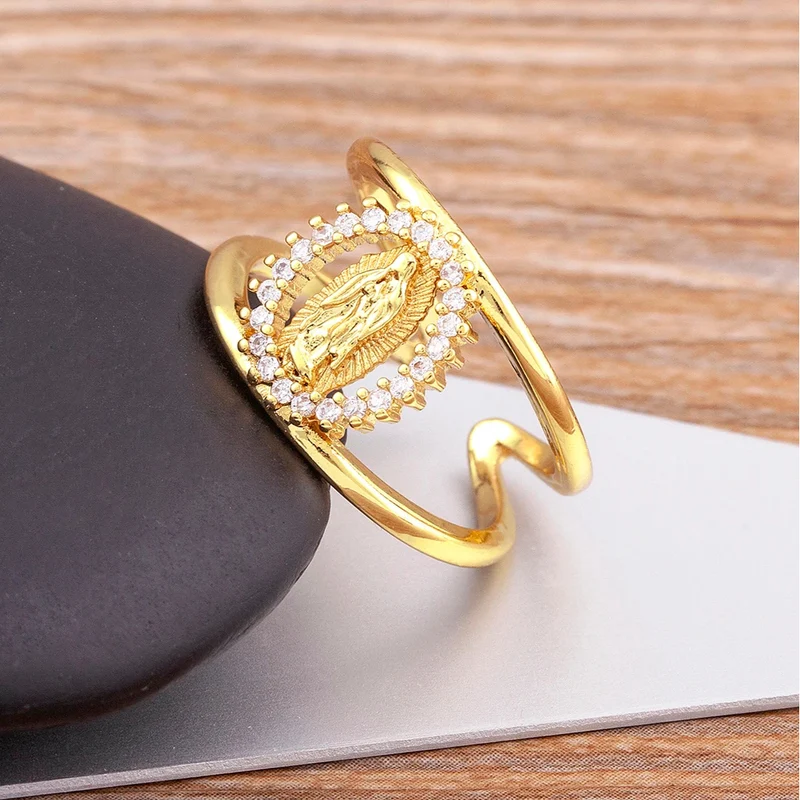 Bague Vierge Marie Diamant