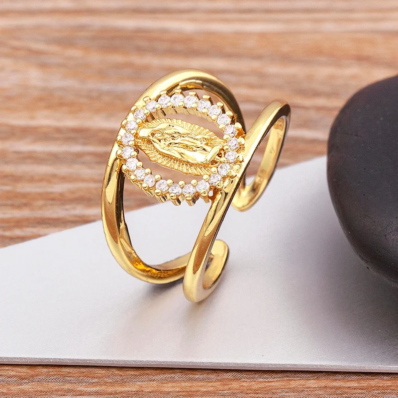 Bague Vierge Marie Diamant