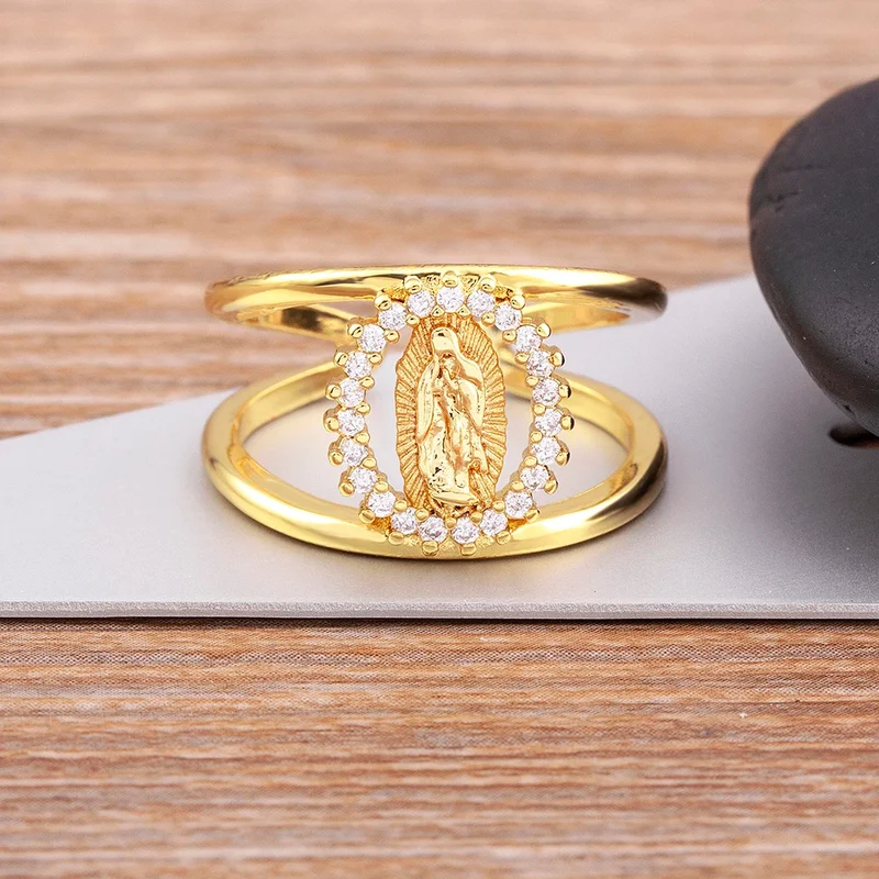 Bague Vierge Marie Diamant
