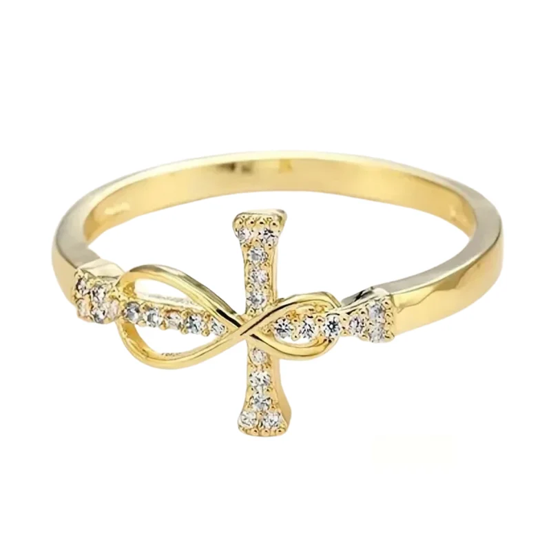 Bague Croix Infini