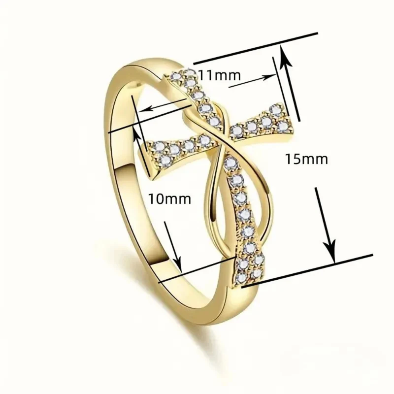 Bague Croix Infini