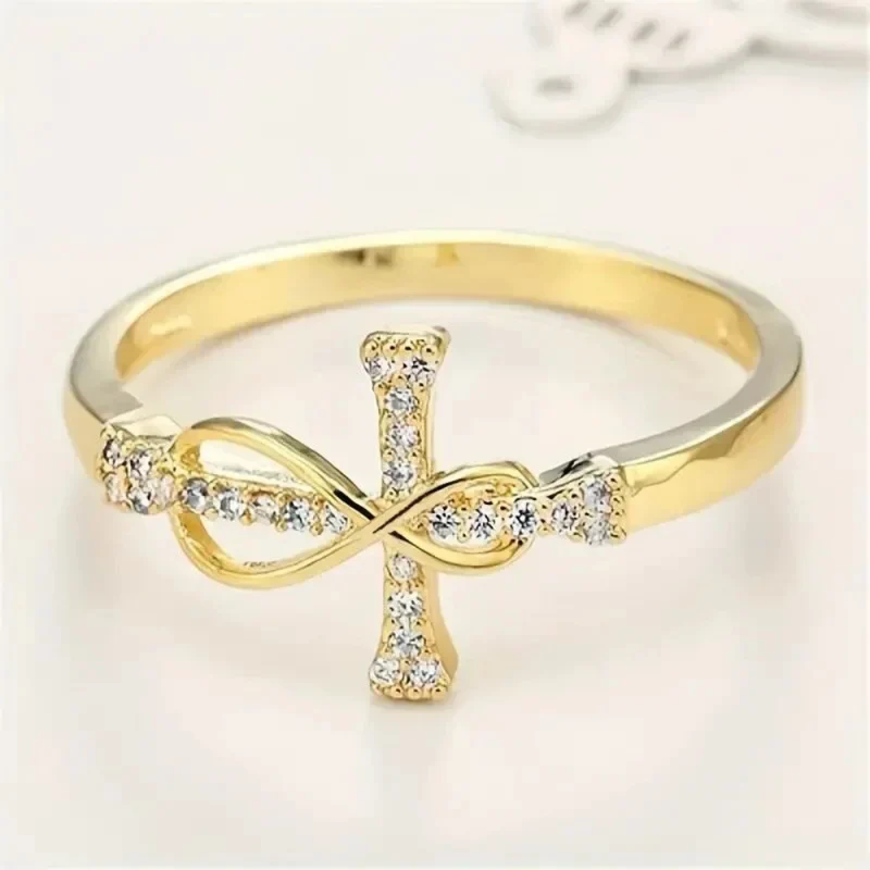 Bague Croix Infini