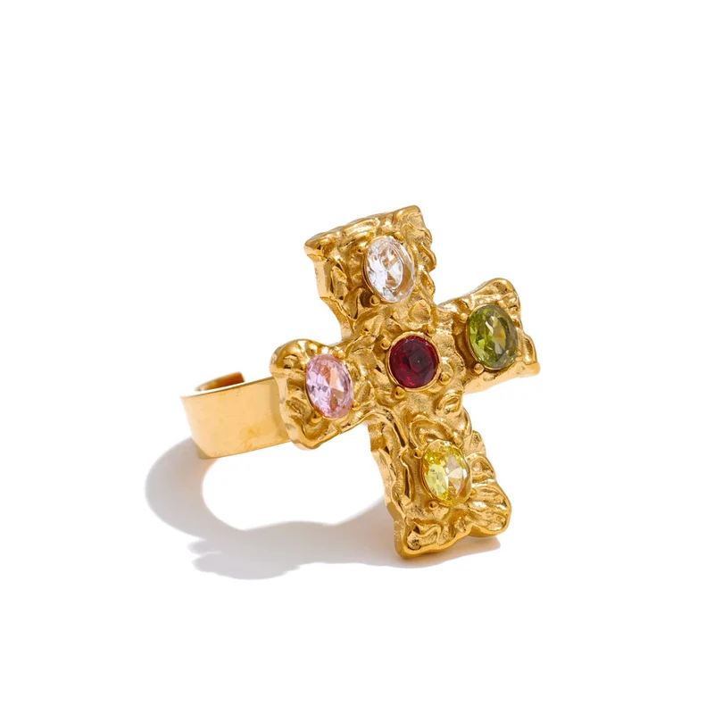 Bague Croix Vintage