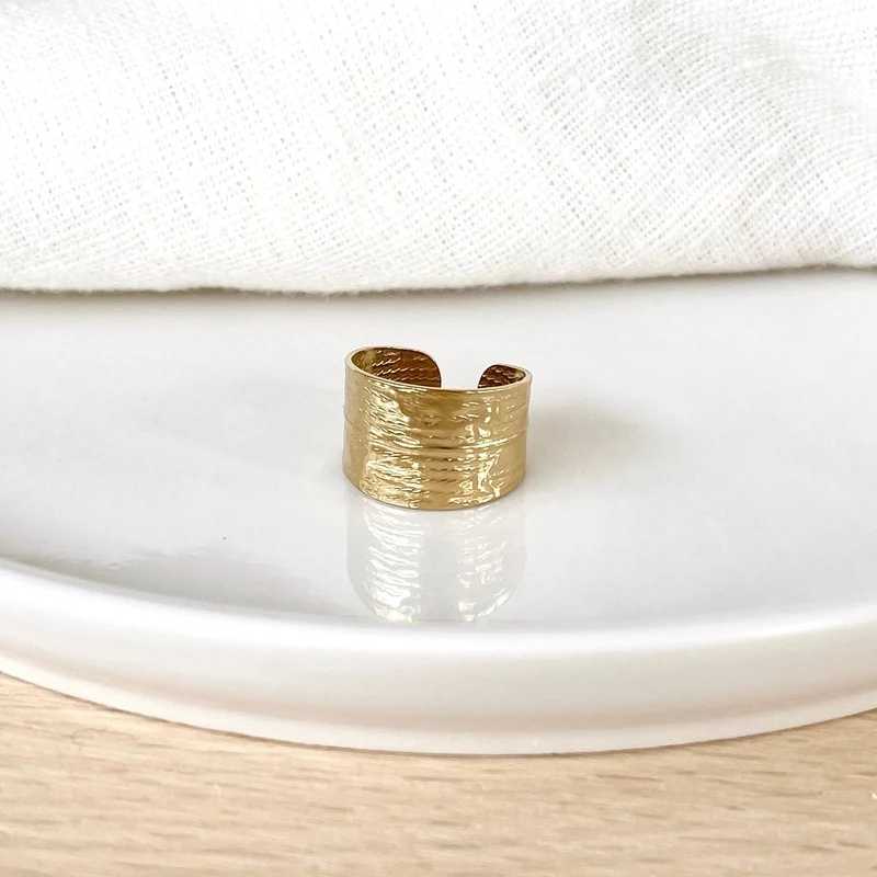 Bague "Zita" acier