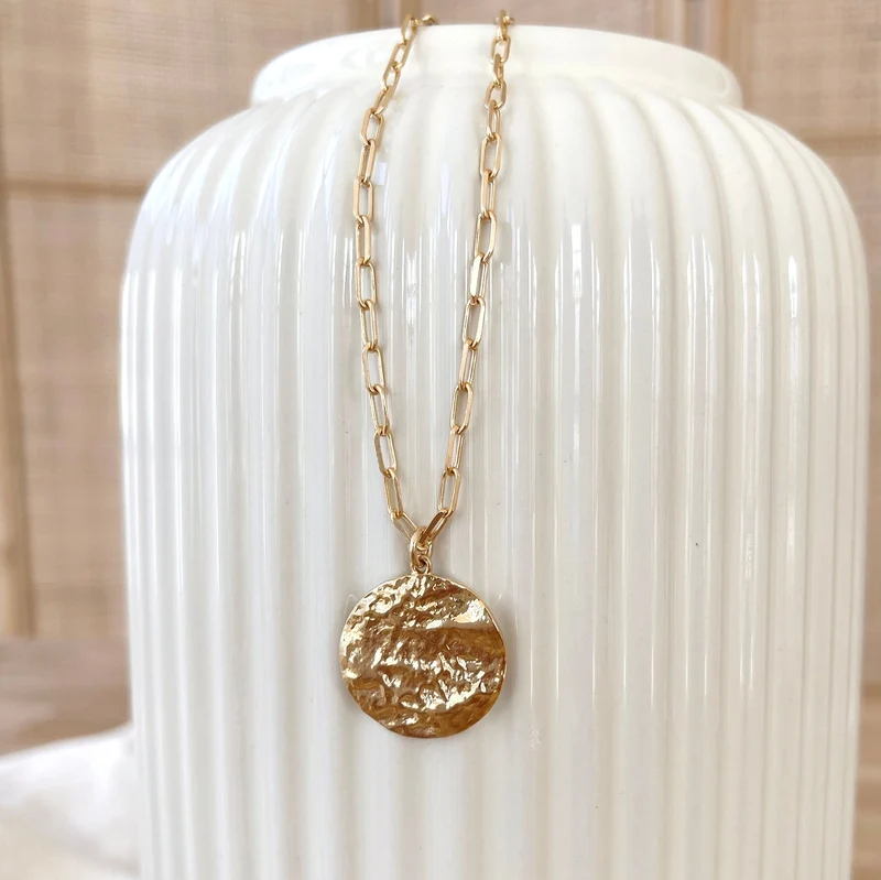 Collier "Suzon" plaqué or
