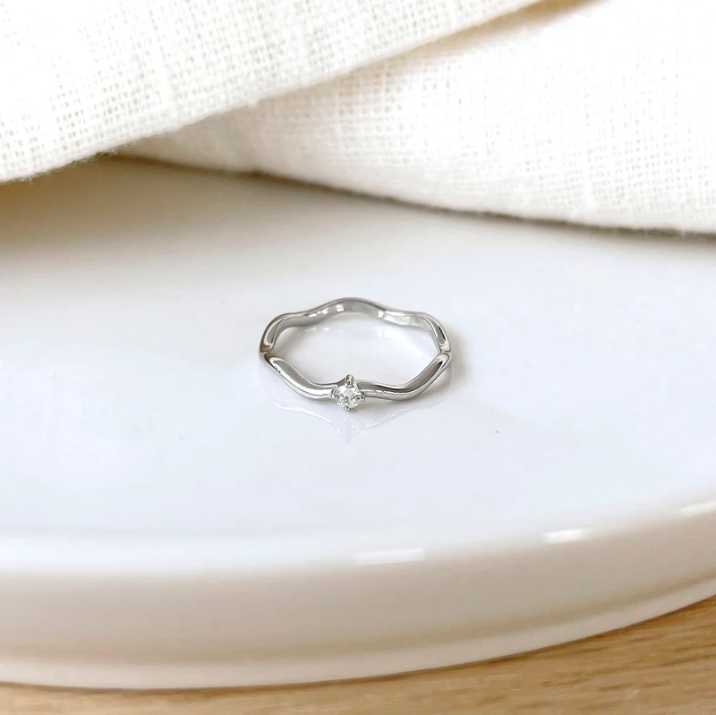 Bague "Kim" argent