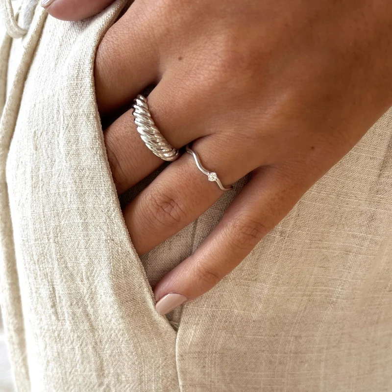 Bague "Kim" argent