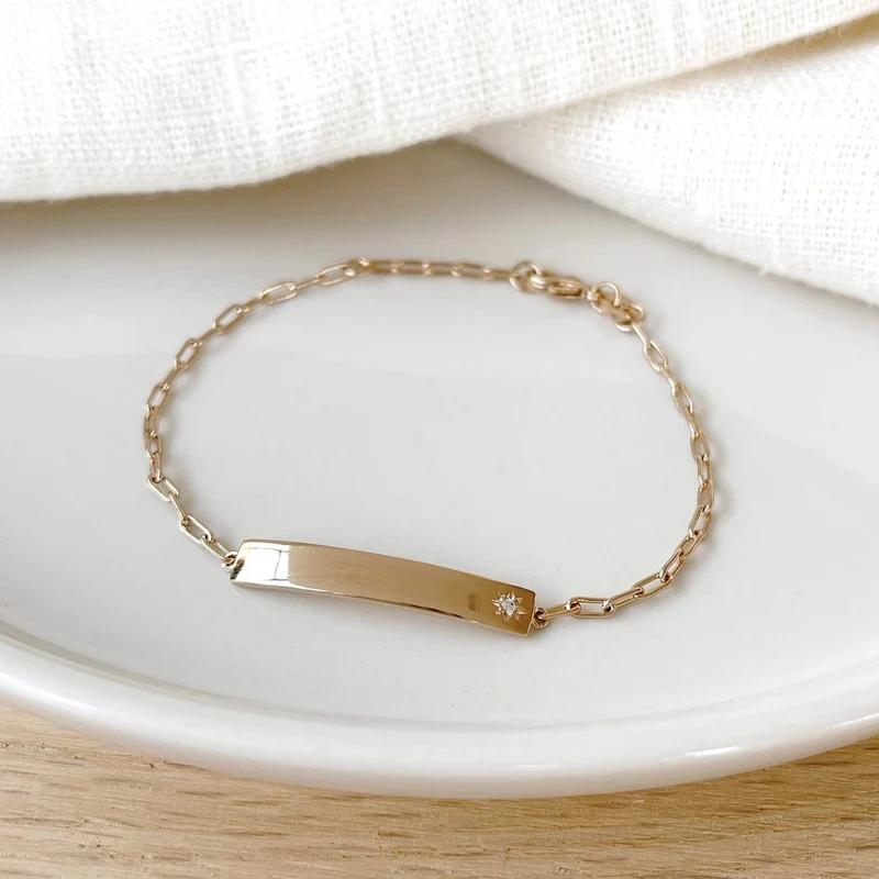 Bracelet "Simon" plaqué or