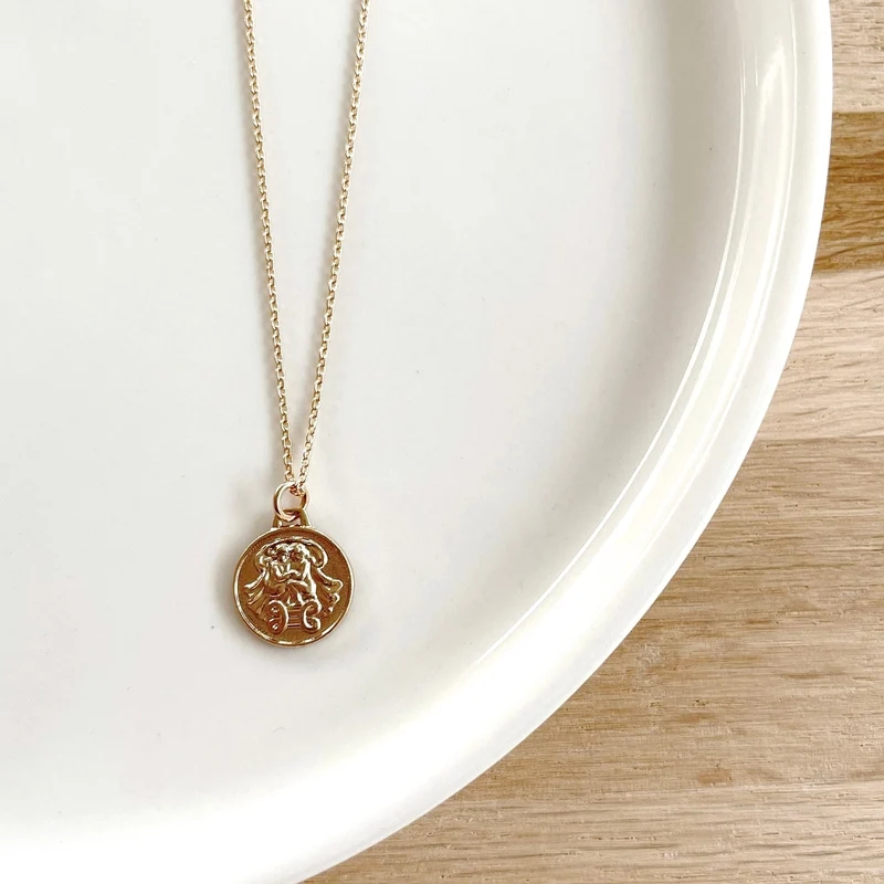Collier "Astro" plaqué or