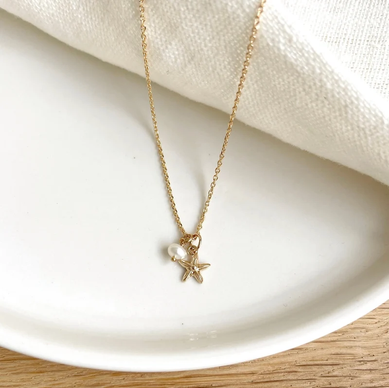 Collier "Sanjay" plaqué or