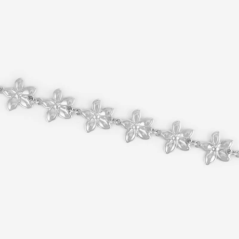 Bracelet avec fleur de cerisier reliée