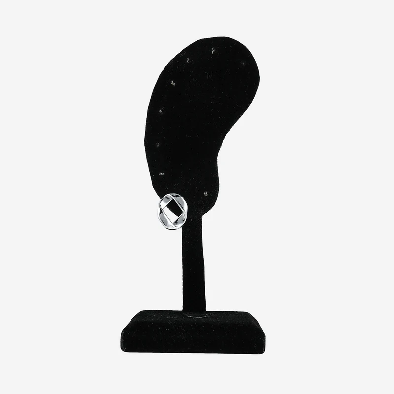 Boucles d’oreilles en forme de losange torsadé