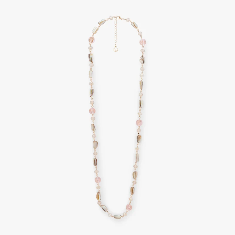 Collier sautoir perles nacrées