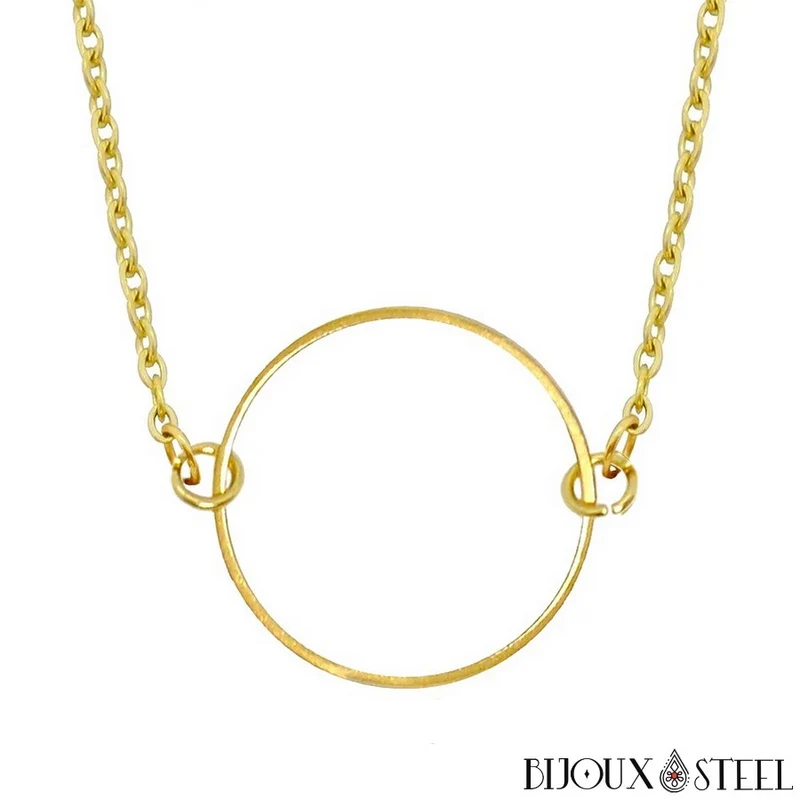 Collier anneau en acier inoxydable