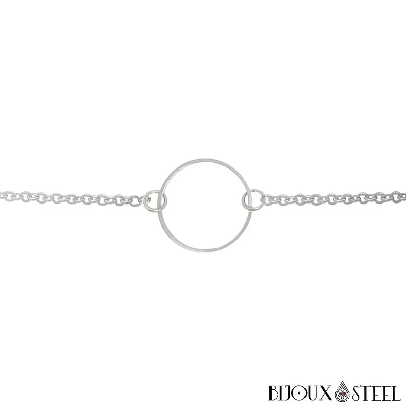 Collier anneau en acier inoxydable