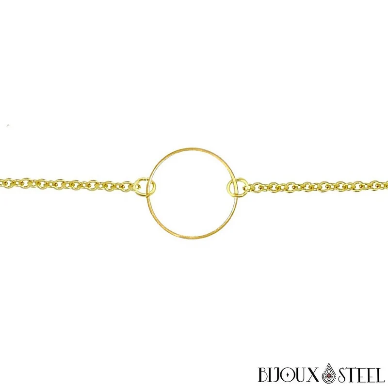 Collier anneau en acier inoxydable