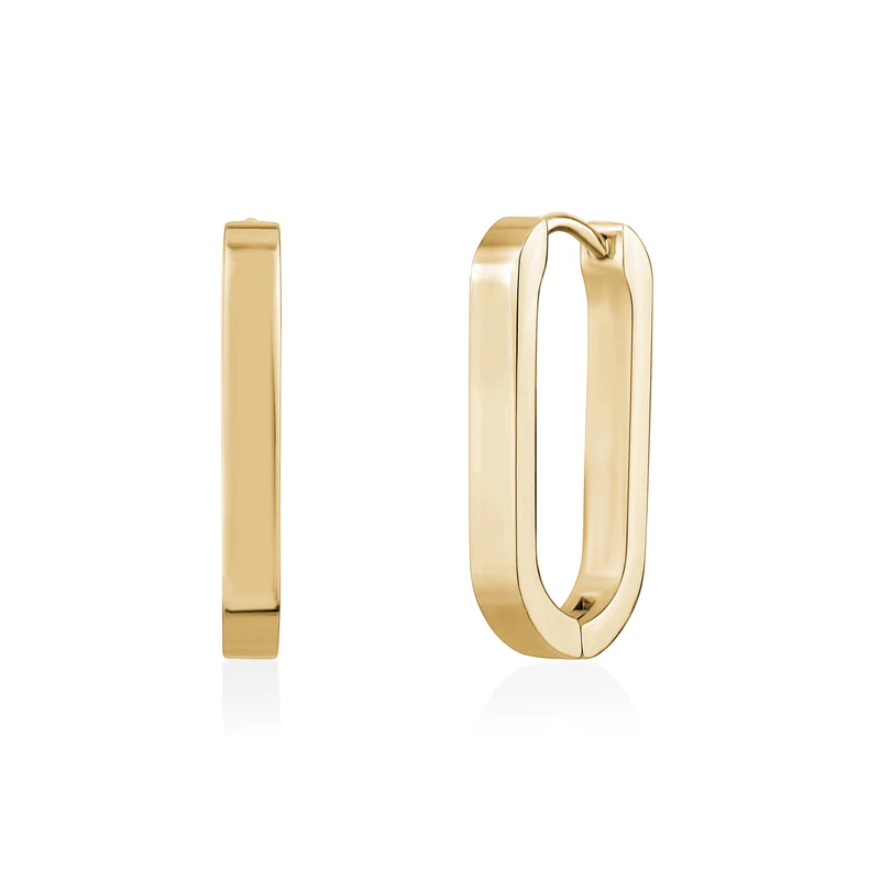 Boucles d'oreilles ovales 20MM