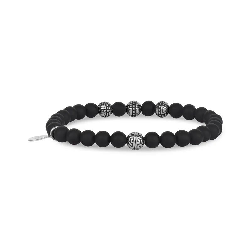 Bracelet de perles extensibles à trois voies 6mm