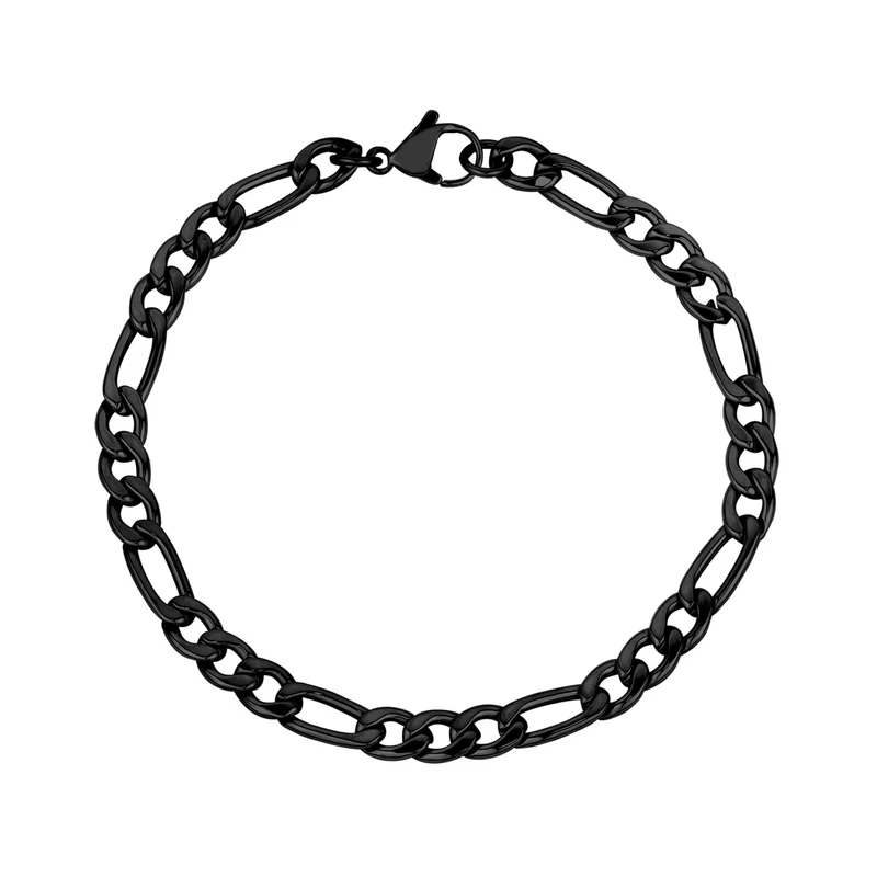 Bracelet à maillons Figaro de 5 mm