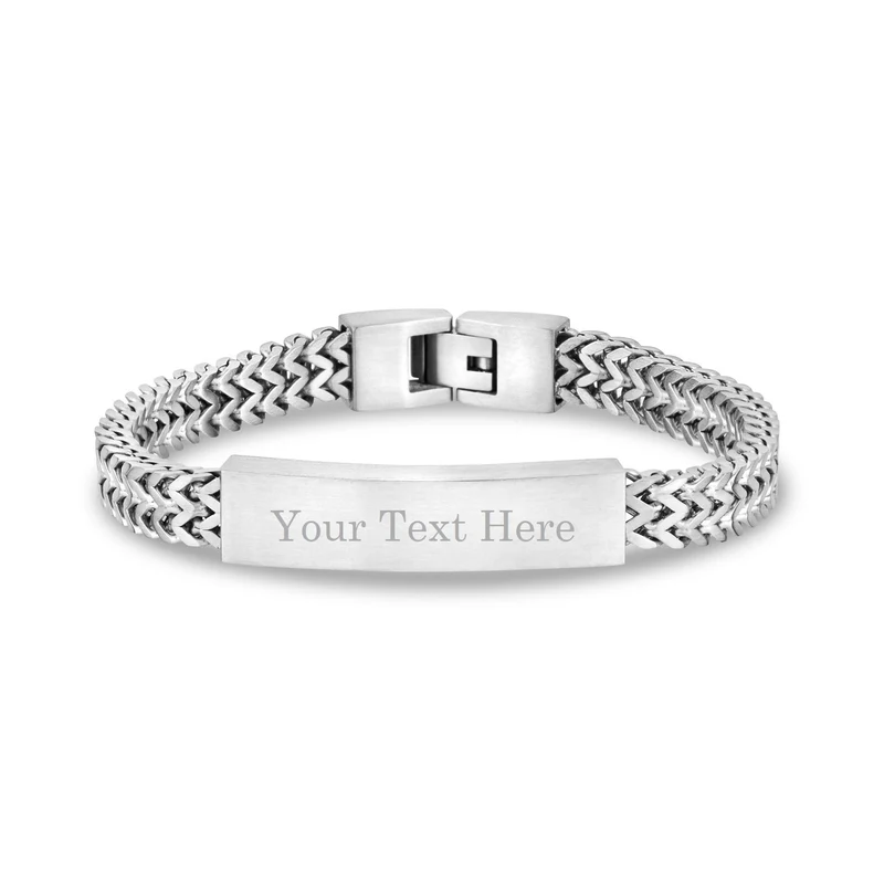 Bracelet d'identification à double lien franco