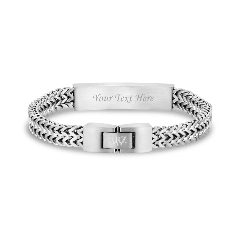 Bracelet d'identification à double lien franco