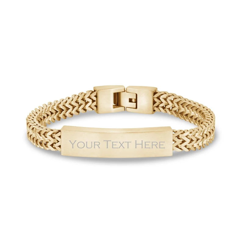 Bracelet d'identification à double lien franco