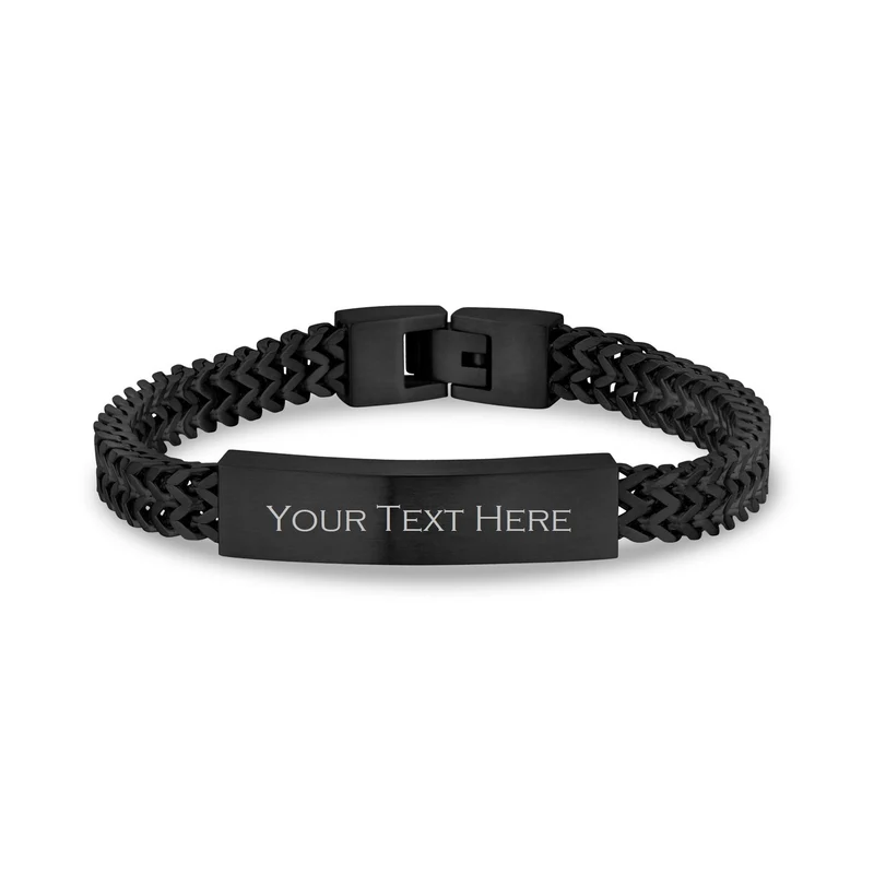 Bracelet d'identification à double lien franco
