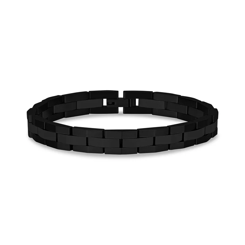 Bracelet à maillons accentués de 8 mm